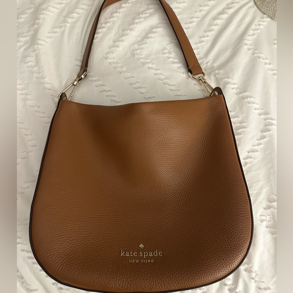 Kate Spade New York Roulette Large Hobo Bag - Chestnut